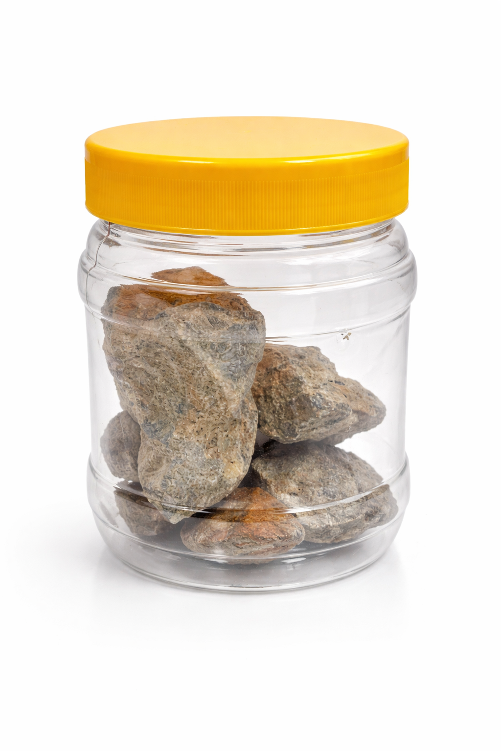 services-02 Bocal Transparent Avec Pierres Naturelles